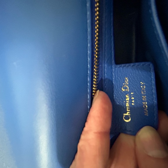 ❗️SOLD❗️💯% Authentic STUNNING bright blue Dior Caro bag - Picture 6 of 15